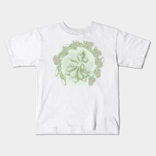 Succulent Sprite - Aeonium Sunburst Kids T-Shirt